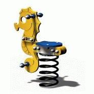 Jeu sur ressort hippocampe - JR0102 - Crea Equipements pour enfants de 2 à 6 ans_1