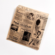 Sachet papier ingraissable naturel Times 2 côtés ouverts 17x18cm - par 1000_1
