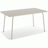 Shine - Table de terrasse rectangulaire Sable_1
