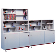 Sur-meuble bibliothèque - 1500 x 300 x 600 mm - Réf RA 8500 - BIOLAB - Meuble à poser ou suspendre avec étagères réglables_1