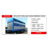 Bhy2nxrb - bétaillère  hydraulique - carrosserie guitton - 2 niveaux remorque_1
