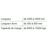 Niveleur de quai en profils laminés et à lèvre basculante ou télescopique_1