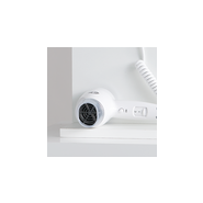 Sèche-cheveux mural Manhattan blanc - prise rasoir 220V - moteur longue durée - protection contre la surchauffe_1