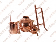 Alambic à colonne à reflux - Chaudière traditionnelle avec colonne intégrée pour distillation haute pureté jusqu'à 70%_1