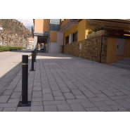 Borne Hospitalet Pletina - H214P - Acier zingué avec anneau inox - Versions amovible, flexible et sur platine_1