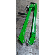 Molleteur pour jonction vulcanisation de bande - 1200mm de largeur - robuste avec galets bombés sur roulements_1
