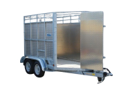 Remorque pour transport d'animaux - 2 places - 3,00 x 1,50 x 1,85 m - 2000KG - MAGNUM VAN BOVIN 200VB3 ALU_1