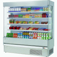 Vitrine murale ouverte réfrigérée compact tout inox chronus lg 1935x665x1920mm_1