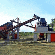 Station de concassage fixe 30-60 t/h pour galets - Granulométrie 0-20-50 mm - Équipement complet_1