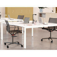 Bureau bench I POP - Plateau coulissant pour un accès facilité aux goulottes passe-câbles - Gamme complète et modulable_1