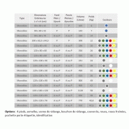 Caisse palette monobloc ajourée - 120 x 100 cm - Hauteur 76 cm - 610 litres - Usage alimentaire - Empilable et robuste_1
