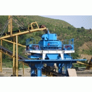 Concasseur broyeur vsi pour fabrication de sable artificial utilisant l'agrégat_1
