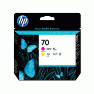 HP 70 tête d'impression DesignJet magenta et jaune_1