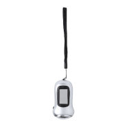 Lampe de poche - 3 LED - double alimentation solaire et manuelle - avec chargeur dynamo et boîtier ABS_1