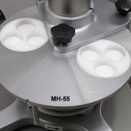 Mh120 - formeuse à steak haché - mainca - machine équipée d'un plateau pour 1 steak de 120 mm de diamètre_1