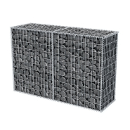 Vidaxl panier de gabion acier galvanisé 150x50x100 cm 142551_1