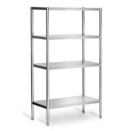 Étagères en inox 4 niveaux 1200x500mm_1
