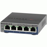 NETGEAR GS105E-200PES commutateur réseau Géré L2/L3 Gigabit Ethernet (10/100/1000) Gris_1