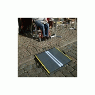 Rampe d'accès pliable en fibre de verre 125cm - STEPLESS - capacité 300kg_1