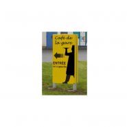 Totem Eco - Sigma Signalisation - signalétique directionnelle extérieure - acier galvanisé et aluminium laqué_1