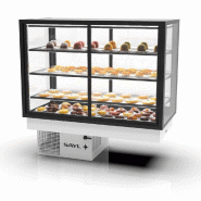 Vitrine réfrigérée INTEGRA Drop-In - 4 niveaux - 1200 mm - H815 mm | Sayl Barcelona - Accès avant et arrière_1