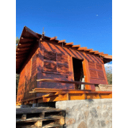 Bungalow en kit en bois exotique 25 m² - mobiteck_1