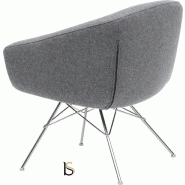 Fauteuil AIKO - Softline - Feld Gris 620_1