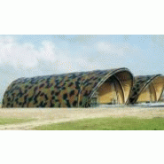 Tunnel de stockage p13 / fermé / porte / pignon / 20 x 13 x 6.55 m_1