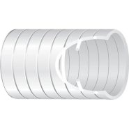 Tuyau Spirabel Balnéo/piscine - Couronne de 50 m, Blanc, Diamètre extérieur tuyau - 50 mm_1