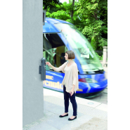 Cendrier mural tubulaire 1.8L - inox ou acier - anti-fumée et résistant à la rouille_1