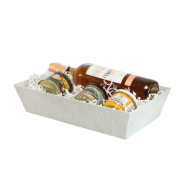 Corbeille carton effet givré 33x20x7 cm_1