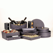 Corbeille carton haute avec tiroir Excellence 29x22 -_1