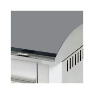 Plaque à snacker chromée gaz à poser - PAS900GC - 900 mm - 3 brûleurs étoile - Fabrication française_1