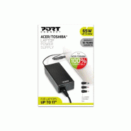 Port Designs 900093-ACTO adaptateur de puissance & onduleur Intérieure 65 W Noir_1