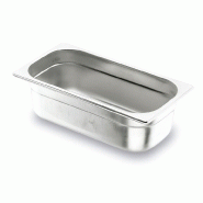 Bac GN Gastro 1/2 Inox - Hauteur 65 mm - Empilable et compatible réfrigération, congélation et cuisson_1