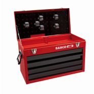 Caisse à outils métallique à 4 tiroirs - usage intensif - 1483KHD4RB_1