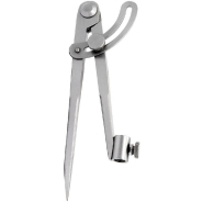 Compas à charnière porte-crayon 1/4 cercle en acier - 200 mm - Référence 190045_1