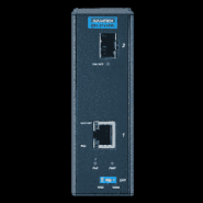 Convertisseur de média SFP fibre optique 2xRJ45 POE 30W - Advantech EKI-2742FPI-AE_1