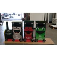 Module de tri sélectif pour déchets, plastiques et verre