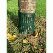 Protection anti-coupe pour arbre - vert, 21 (H) x 36 (L) cm, matériau PE, épaisseur 2 mm_1