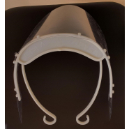 Visière de protection - Fabrication française - Compatible lunettes et masque FFP2 - APYSA_1