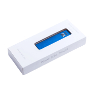 Power bank en aluminium - 2200 mAh - câble micro USB inclus - couleur bleue_1
