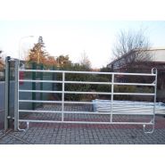 Barrière agricole en acier carbone étiré galvanisé à chaud - GEC 360 - 3,6m x 1,6m - 6 traverses_1