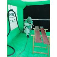 Cabine gonflable SELLERPRO modèle Aéro 2 - 8m x 4,5m x 3m - Spécial aérogommage, sablage et grenaillage_1