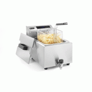 Friteuse Profi Line avec robinet de vidange numérique 8L 230V HENDI_1