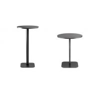 Mange debout tulipe - plateau mélaminé 25 mm - pieds acier laqué - 60 cm x H 110 cm_1