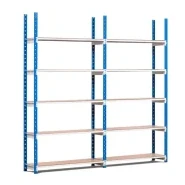 Rayonnage léger polyvalent - Tubulaire ou à tablettes, acier résistant, finition époxy_1