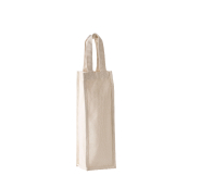 Sac porte-bouteille en coton canvas - Réf: KI0269 - 310 g/m² - Marque: Kimood - Taille unique - Couleur naturelle_1