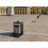 Vm02 5050 - borne de distribution d'energie - aloes red - 5 prises 63a avec protection