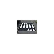 27939 - Ralentisseur de vitesse passage piétons - caoutchouc ultra résistant - 5000 x 4400 x 100 mm_1